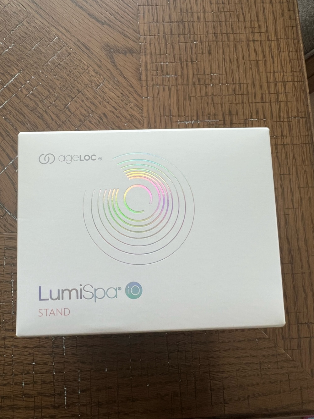 LumiSpa Stand — White Skincare Device Holder